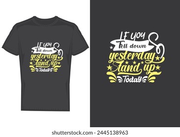 vector Typography t shirt design