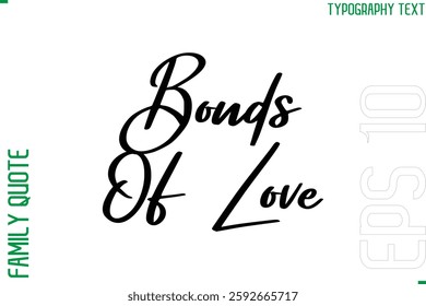 Vector Typography Text Inscription Family Slogan For Signs