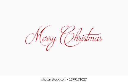 Vector Typography text on the theme of Christmas Day on December 25th. Illustration.