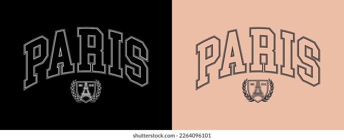 Tipografía vectorial en estilo vintage varsity. 