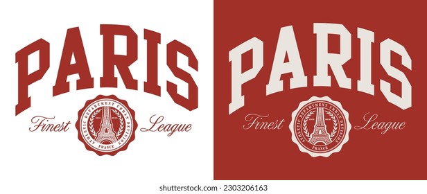 Tipografía vectorial en el estilo vintage varsity