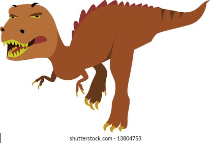 vector tyrannosaurus design: dinosaurs series