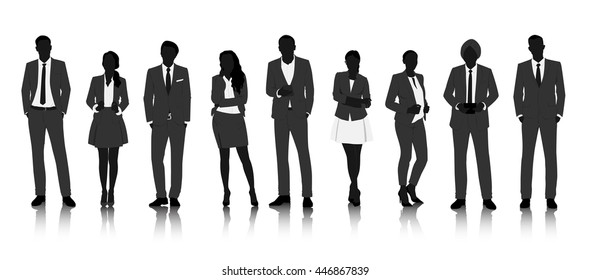 Vector UI Illustration Business People Concept