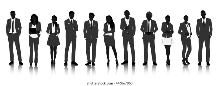 Vector UI Illustration Business People Concept