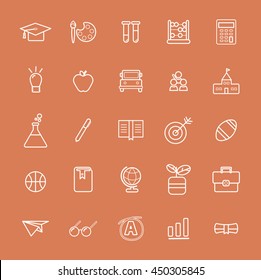 Vector UI Illustration Education School Study Concept