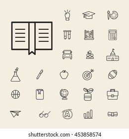 Vector UI Illustration Education School Study Concept