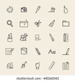 Vector UI Illustration Math Art Study Concept