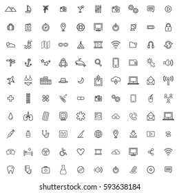 Vector UI Illustration Mixed Icon Collection