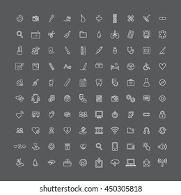 Vector UI Illustration Mixed Technologyl Medical Concept