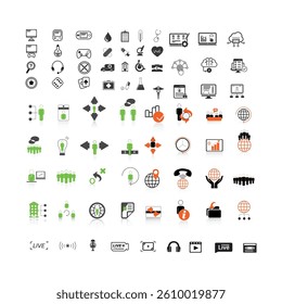 Vector UI Illustration Mixed Travel Medical Concept