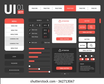 Vector UI template