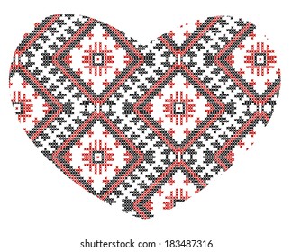 vector Ukrainian national ornaments