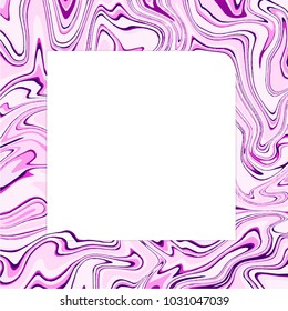 Vector ultra violet marble abstract background. Liquid marble pattern. Trendy template for design, wedding, invitation, party, birthday, web, banner, card.