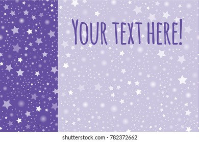 vector ultra violet stars presentation template, can be used for designing fashion prints or poster, banner,  wallpaper, pack paper, any business needs.
