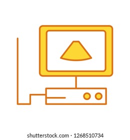  Vector ultrasound icon
