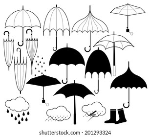 Vector umbrella collection
