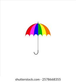 vector umbrella with full color