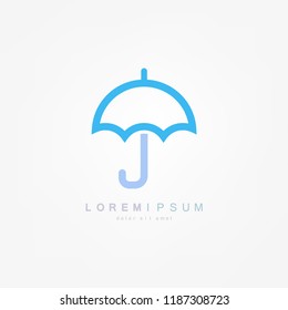 Vector umbrella icon