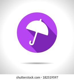 Vector umbrella icon. Eps10