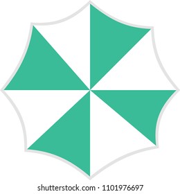 vector umbrella illustration. design for summer element. vector illustration of summer element.