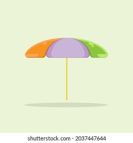 vector umbrella for outdoor recreation and so on
