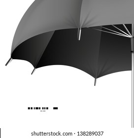 Vector Umbrella Protection Concept