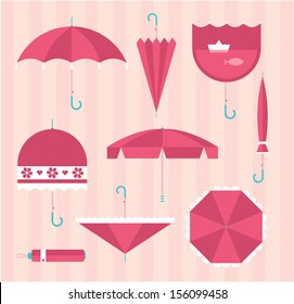 Vector umbrellas