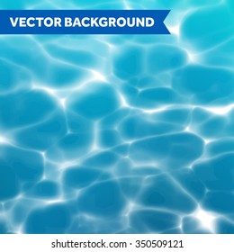 Vector Underwater Light Background.