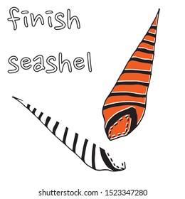 Vector underwater sea cartoon. Various seashells. Great for web page background, wrapping paper, cards,notebook and invitation