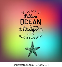 Vector unfocused background. Blurred image with logo icons for business design. Abstract blur unfocused style background, wallpaper. Infographic with unfocused background.