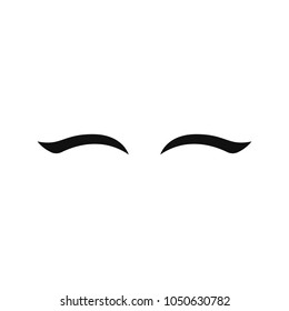 vector unicorn eyelashes cartoon animal eyes stock vector royalty