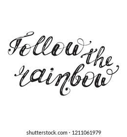 Vector Unicorn illustration. Lettering print. Unicorn, dreams, lettering. Lettering.  Perfect for greetings, invitations, manufacture wrapping paper, textile and web design. Blac