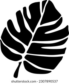 diseño de hoja única y hermosa para material de diseño