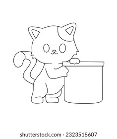 vector unit of a cute pet on a white background