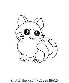vector unit of a cute pet on a white background