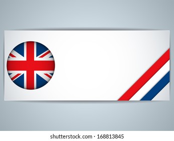 Vector - United Kingdom Country Set of Banners