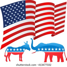 Vector - United States Election Vote Button