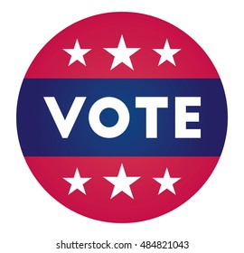 Vector - United States Election Vote Button