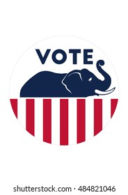 Vector - United States Election Vote Button