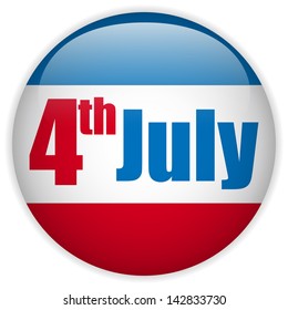 Vector - United States Independence Day Button