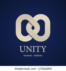 vector unity symbol design template