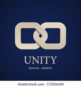 vector unity symbol design template