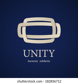 vector unity symbol design template