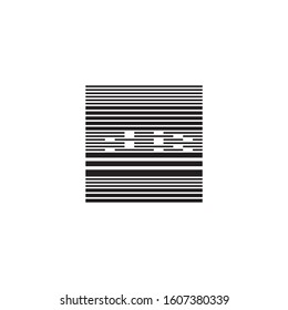 Vector Universal Abstract Shape. Geometric Object isolated On White background