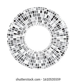 Vector Universal Abstract Shape. Geometric Object isolated On White background