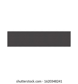 Vector Universal Abstract Shape. Geometric Object isolated On White background