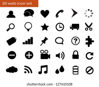 Vector universal icon set for webs and mobile