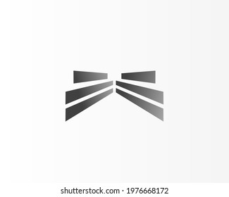 vector universal logo and black color concept