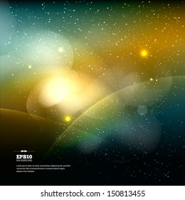 Vector Universe background.