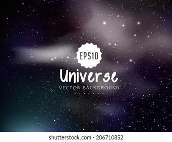 Vector Universe Background Presentation Design Brochure Stock Vector ...